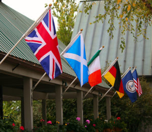 flags from different countries - Shore Excursion Job Cruise Ship