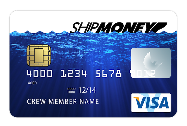 Ship Money Cruise Ship Card