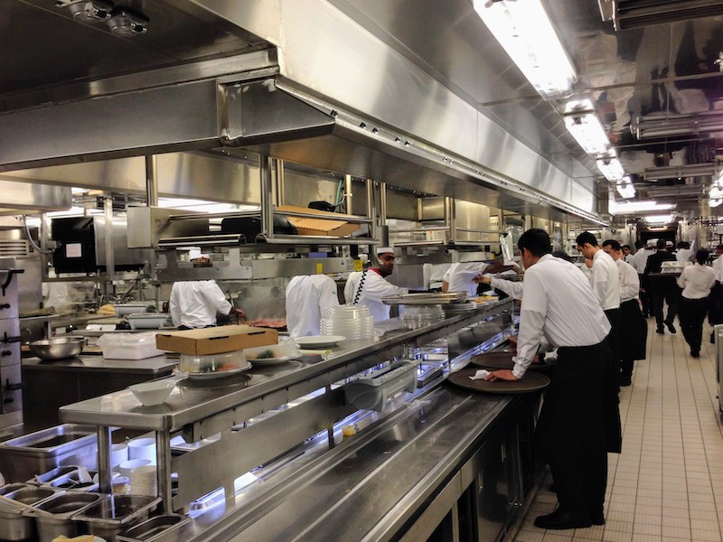 Cruise Ship Kitchen