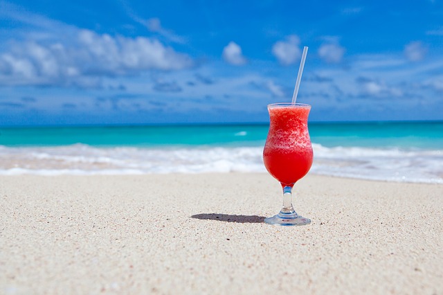 Drink on the beach