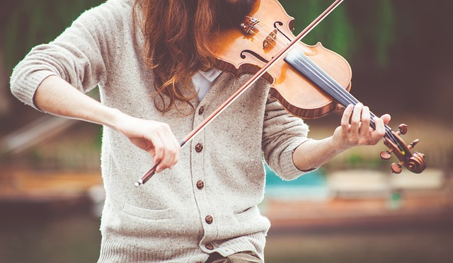 Musician Playing Violin