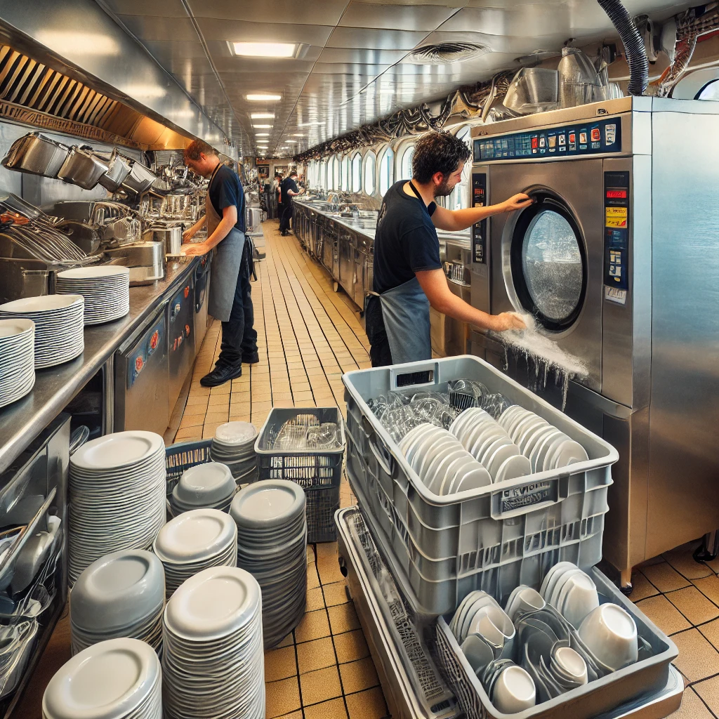 Cruise Ship dishwasher